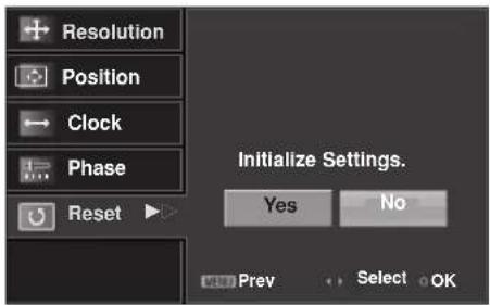 LG 42LY3DE - Initializing (Reset to original factory values) - 2