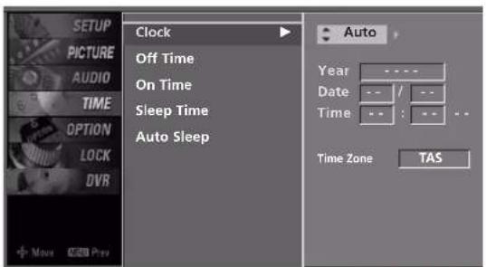 LG 42LY3DE - Auto Clock Setting - 3