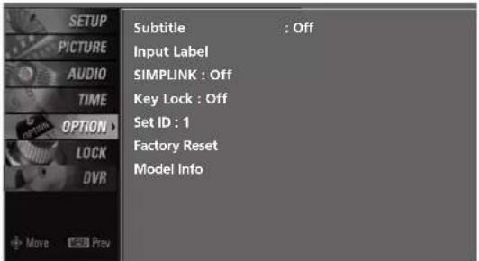 LG 42LY3DE - FACTORY RESET - 2