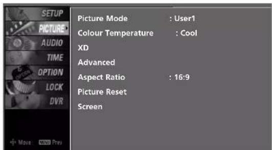 LG 42LY3DE - PICTURE RESET - 2