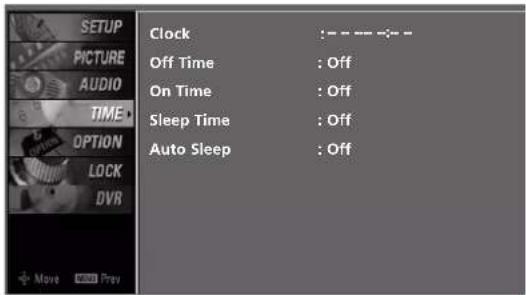 LG 42LY3DE - AUTO ON/OFF TIMER SETTING - 2