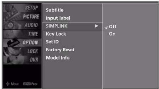 LG 42LY3DE - SIMPLINK - 3