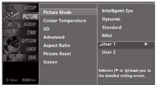 LG 42LY3DE - Picture Mode -User Option - 3