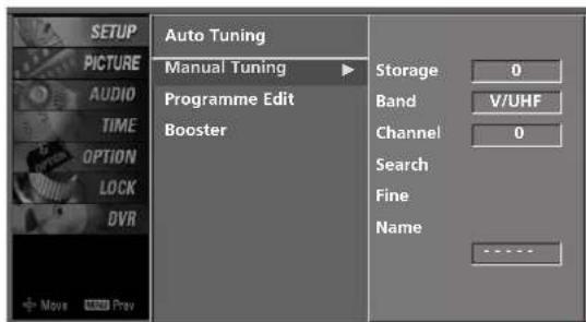 LG 42LY3DE - FINE TUNING - In Analogue Mode only - 3