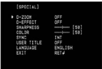 LG LCV5500-BP - Setting the D-ZOOM (Digital Zoom) level - 1