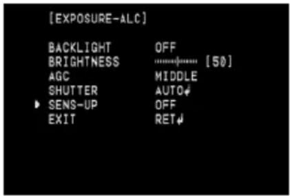 LG LCV5500-BP - SENS-UP setting - 1