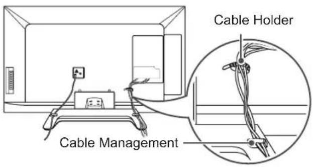 LG 47CS669C - Tidying cables - 3
