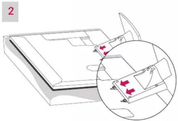 LG 47CS669C - Attaching the stand - 3