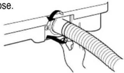 LG WF-T7549KG - How to connect the drain hose - 2