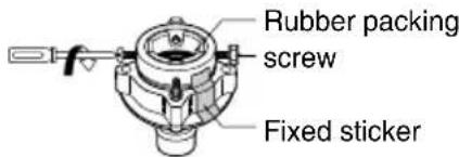 LG WF-T7549KG - Loosen the fixed nuts to connect the connector to the tap - 1