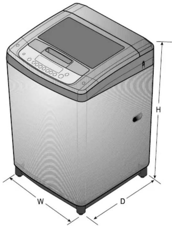 LG WF-T7549KG - Specification - 1