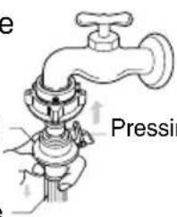 LG WF-T7549KG - Connecting Middle Connector and Water Supply Hose - 1