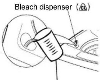 LG WF-T7549KG - Using Liquid Bleach - 1