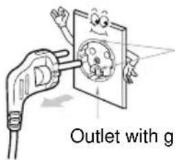 LG T8503AEET5 - Grounding Method with Ground insert space Terminal - 1