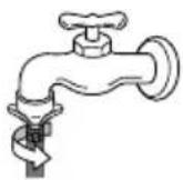 LG T8503AEET5 - Connect the water supply hose to the tap. - 1