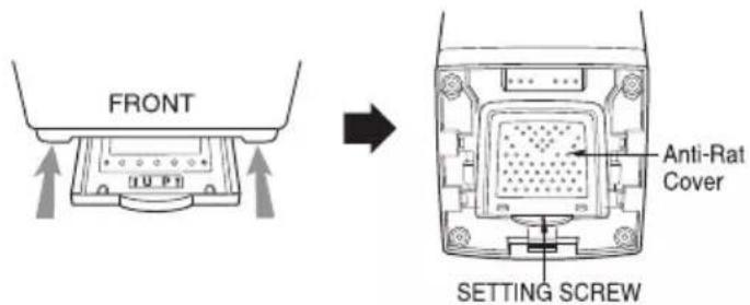 LG T8503AEET5 - Leveling the machine - 2