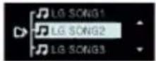 LG MF-FM12S1W - Playing the music list - 1