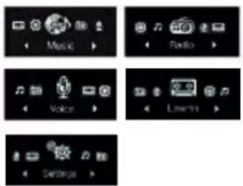 LG MF-FM12S1W - Home menu screen - 1