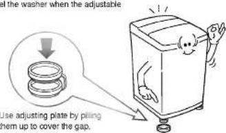 LG WF-2007T - Installing the Washer - 9
