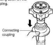 LG WF-2007T - Disconnecting the middle connector from the drain hose - 1