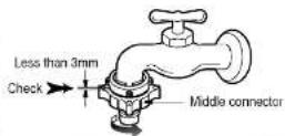 LG WF-2007T - Tightening the middle connector - 1