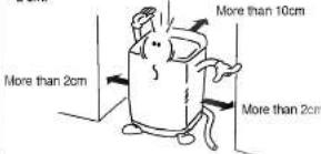LG WF-2007T - Installing the Washer - 8