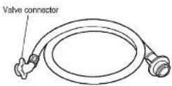 LG WF-2007T - § How to connect the water hose - 1