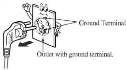 LG WF-T1122TH - Grounding Method with Ground insert space Terminal - 1