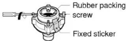 LG WF-T1068TH - Loosen the fixed nuts to connect the connector to the tap - 1