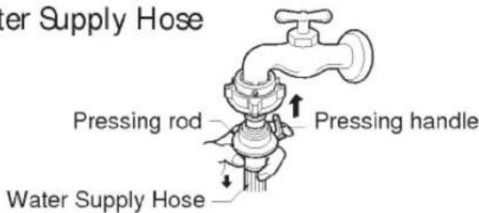 LG WF-T1068TH - Connecting Middle Connector and Water Supply Hose - 1