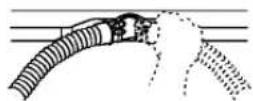 LG WF-T1068TH - Place the Drain Hose - 1