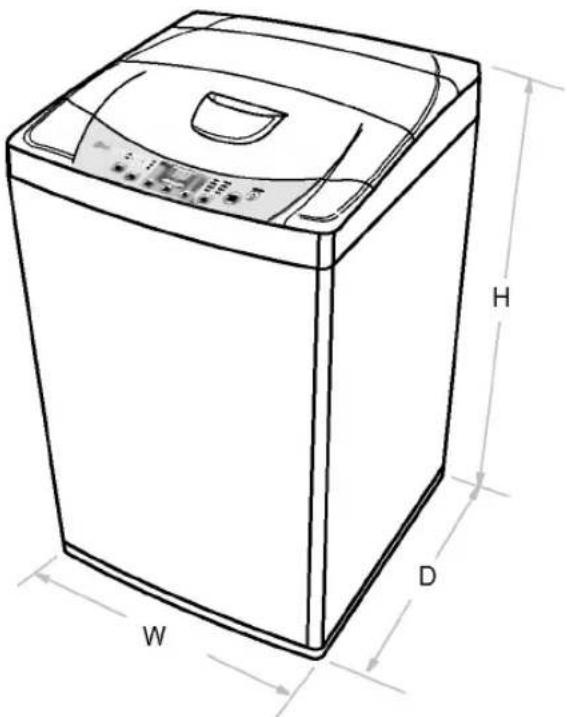 LG WFT70A31EPT - Specification - 1