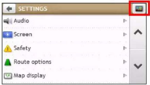 NAVMAN MY90XLT - How do I navigate through the menu screens? - 1