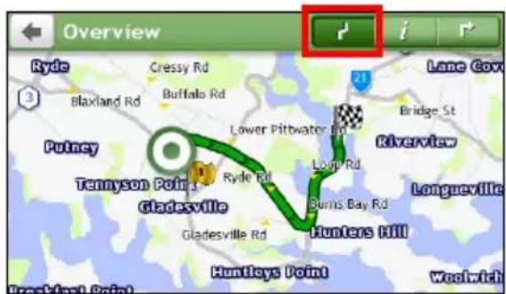NAVMAN MY90XLT - How do I view my route statistics? - 2