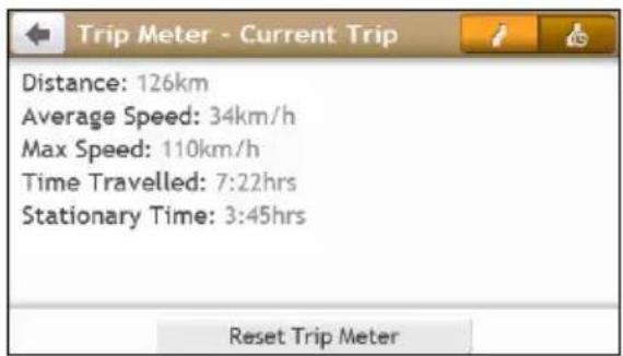 NAVMAN MY90XLT - Trip Meter is not available on all models. - 1