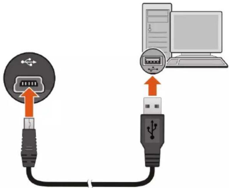 NAVMAN MY90XLT - How do I connect my Navman to my computer? - 1