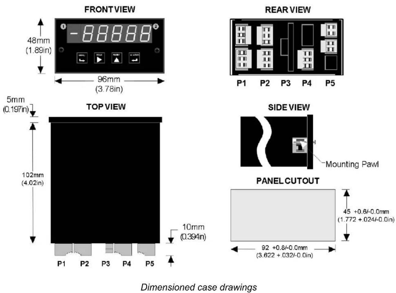 Daytronic 2110-2 - PANEL MOUNTING - 1