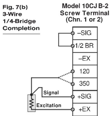 Daytronic 10K1C - 4.b 10CJB-2 TRANSDUCER CONNECTIONS - 2