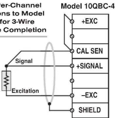 Daytronic 10K1C - 2.a 1/4-, 1/2-, OR FULL-BRIDGE GAGE CONNECTIONS USING A SYSTEM 10 BRIDGE COMPLETION CONNECTOR - 2