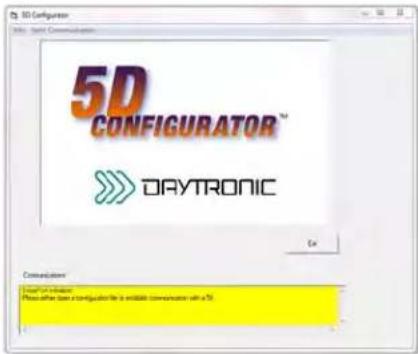 Daytronic 5T70V - 1.C INSTALLING AND RUNNING THE 5D CONFIGURATOR SOFTWARE for the 5T70(V) OPERATION - 2