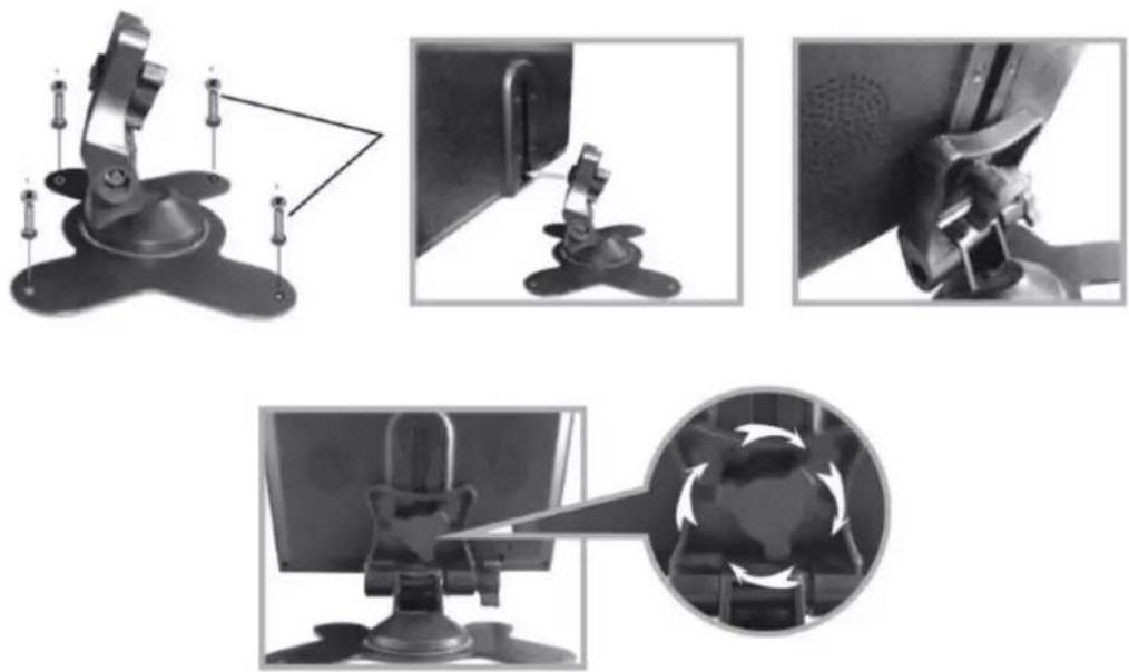 Pyle PLCMDVR72 - Monitor Stand Mounting - 1