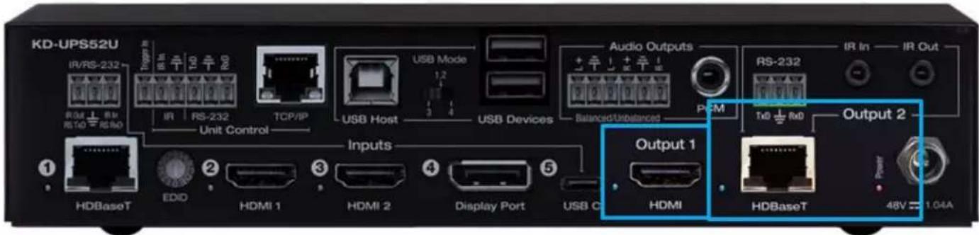 Key Digital KD-UPS52U - Outputs - 1
