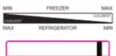 CANDY CDG5T717CS KSA - Freezer temperature adjustment - 6