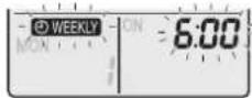 DAIKIN CTXA15B2V1BT - To set Weekly timer operation - 4