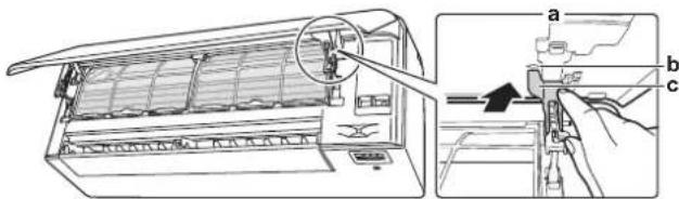 DAIKIN CTXA15B2V1BT - To close the front panel - 1