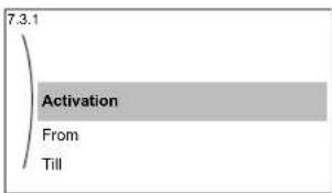 DAIKIN ETSHB12P30EF - To check if holiday mode is activated and/or running - 1