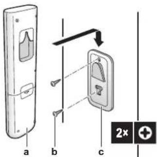 DAIKIN ATXP20L5V1B - To fix the user interface to the wall - 1