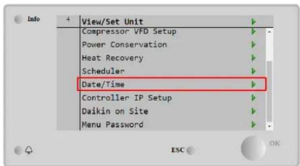 DAIKIN EWADH12TZSLC2 - Date/Time - 1