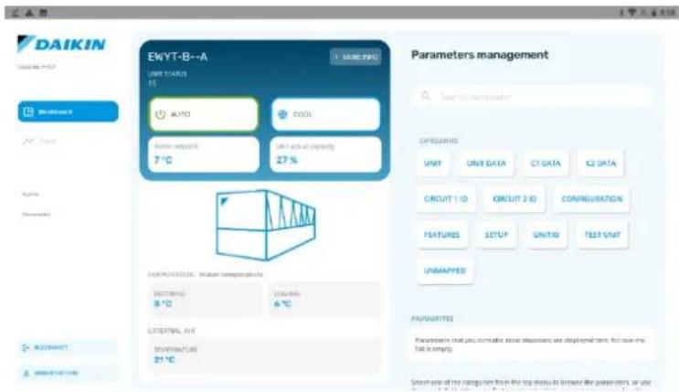 DAIKIN EWYT390B-SSA2-VFDFAN - Mobile app HMI - 5