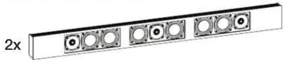 Paradigm Decor 1RS - 2x Soundbar - 1